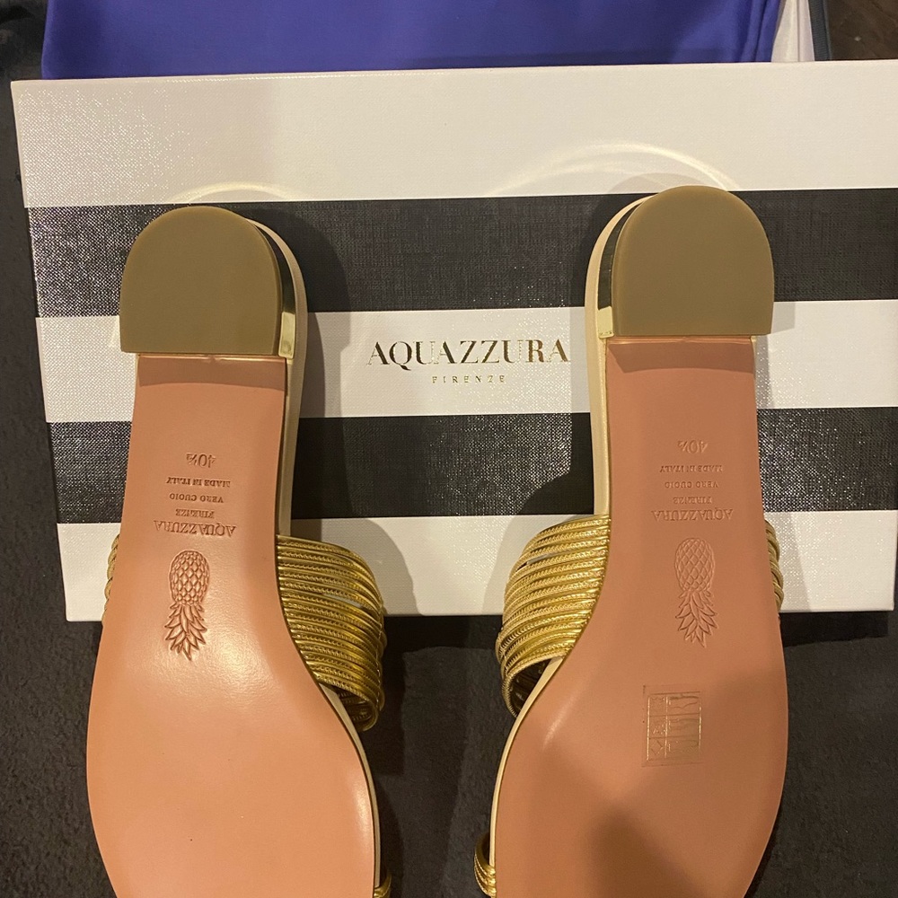 AQUAZZURA  NEW IN BOX SIZE 10.5 - Picture 7 of 12